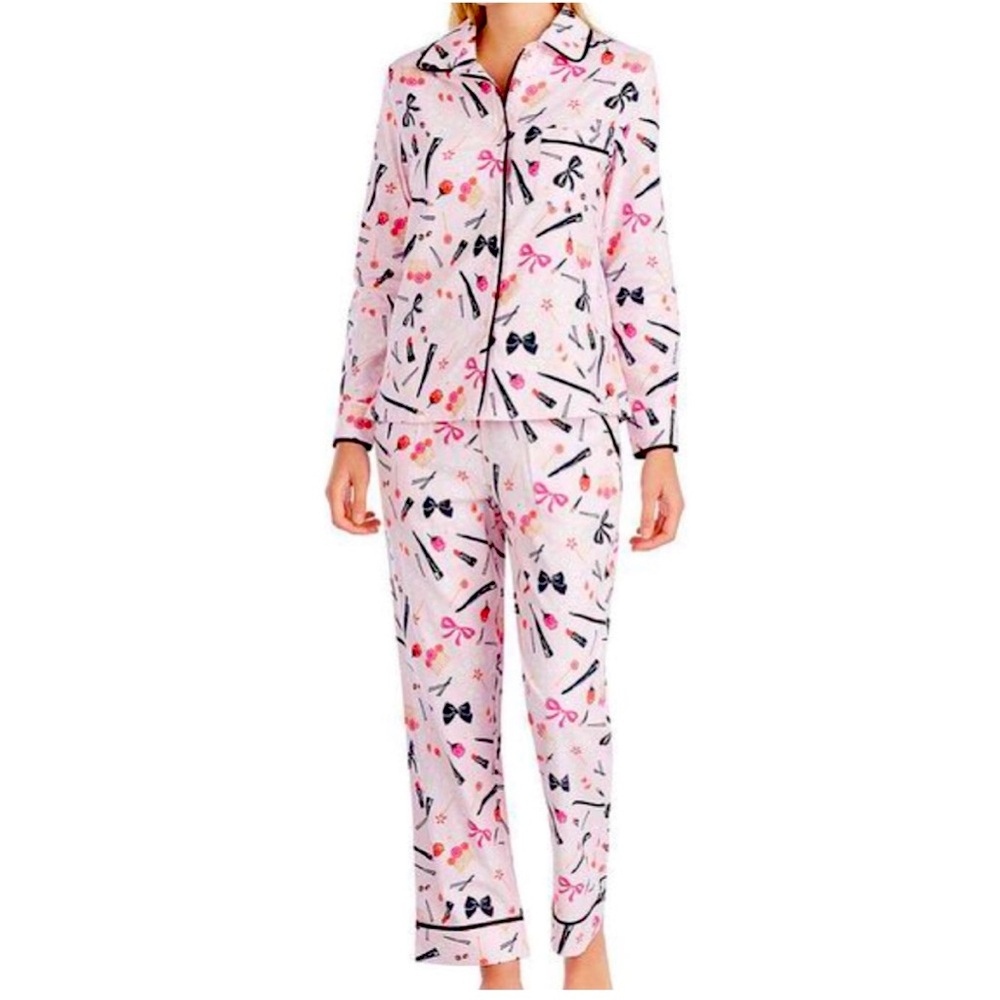 NWT KATE SPADE ALL DOLLED UP PAJAMA SET, SMALL